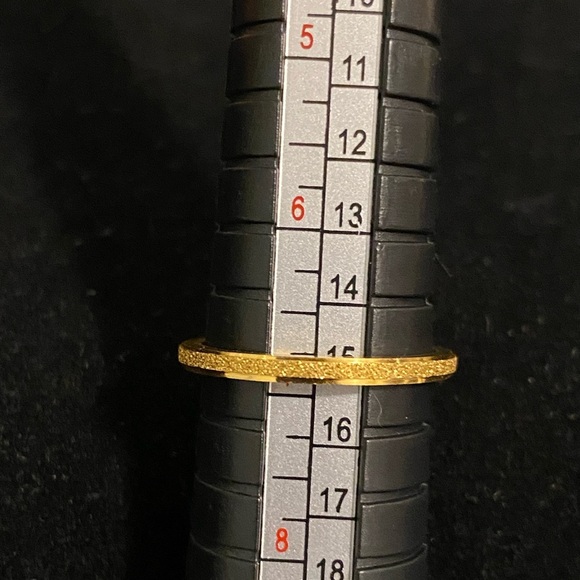 ✨2 for $30✨ Set of 3 💛 Gold Tone Stainless Steel Cuff Rings (Set of 3) - Picture 4 of 11